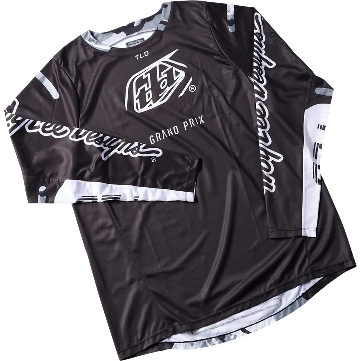 GP PRO Jersey - Blends Camo schwarz-weiss