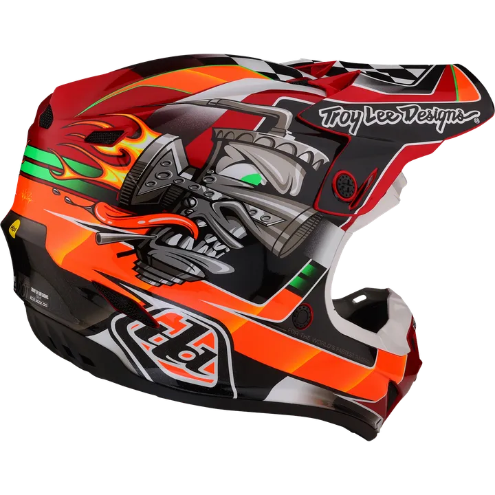 SE4 Polyacrylite Helmet - Carb schwarz
