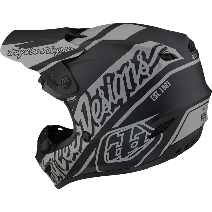 GP Helmet - Slice schwarz-grau