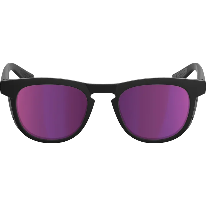 Lunettes Slent Matte Black Purple Multilayer Mirror Lens