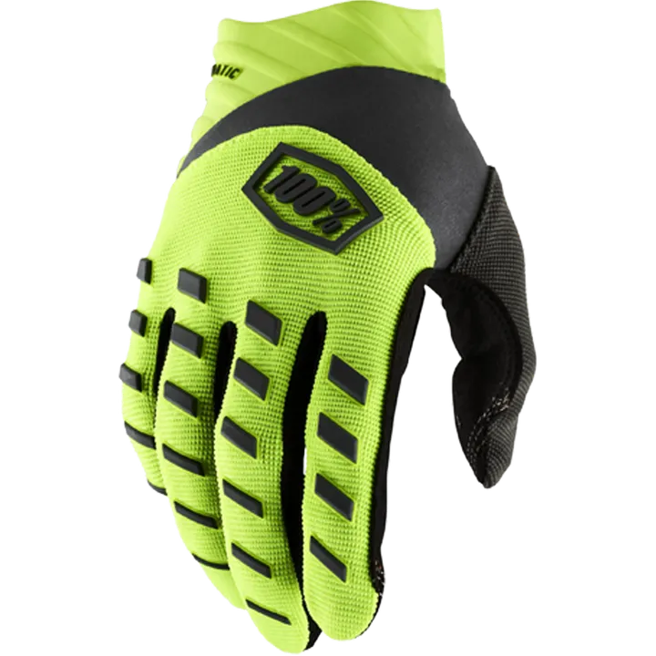Handschuhe Airmatic Youth gelb fluo-schwarz