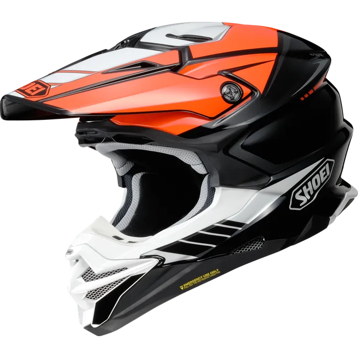 Motocrosshelm VFX-WR 06 V4 TC-10 orange-schwarz-weiss