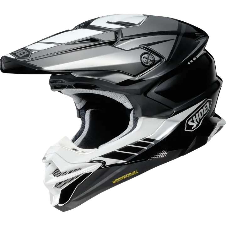 Casque de motocross VFX-WR 06 V4 TC-5 noir-blanc-argent