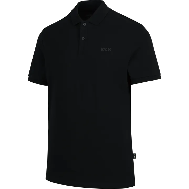 Brand Polo Shirt schwarz
