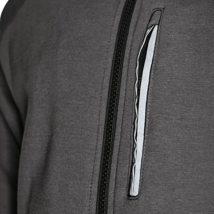 Hoodie Aras Zip grau