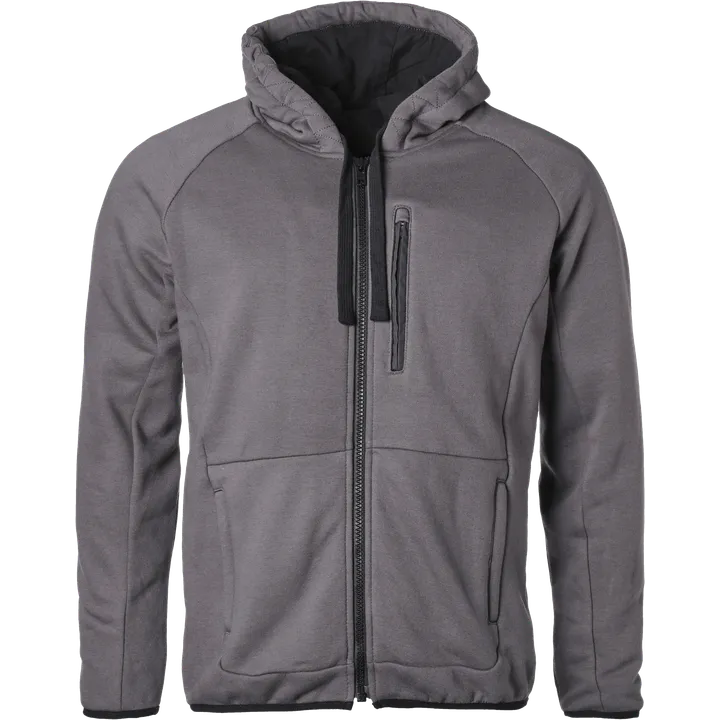 Hoodie Aras Zip grau