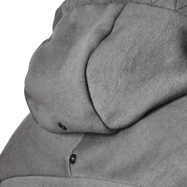 Hoodie Aras Zip grau