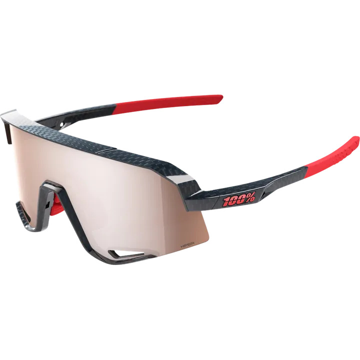 Brille Slendale - Gloss Crabon Fiber - HiPPER Crimson-Silver Mirror Lens
