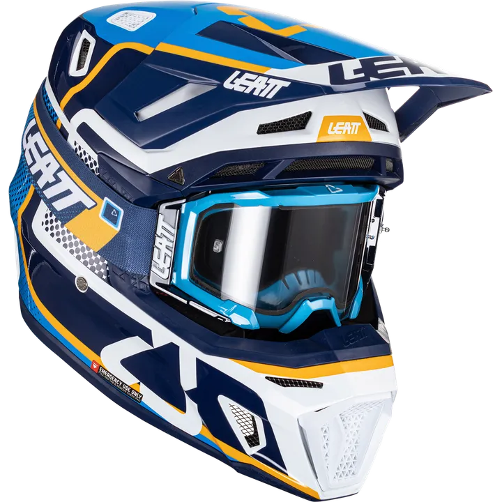 Helmet Kit Moto 8.5 V24 Ink blau-weiss-orange