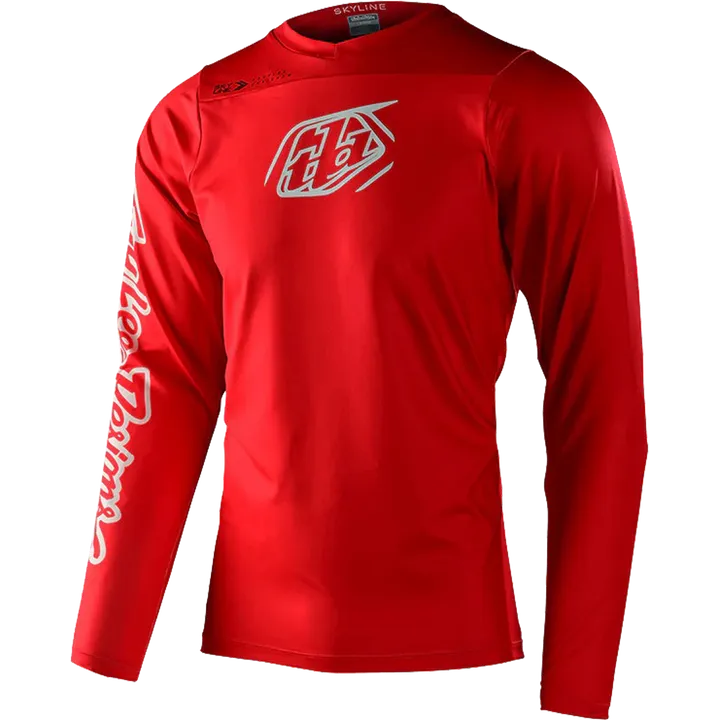 Skyline LS Chill Jersey - Iconic Rouge Feu
