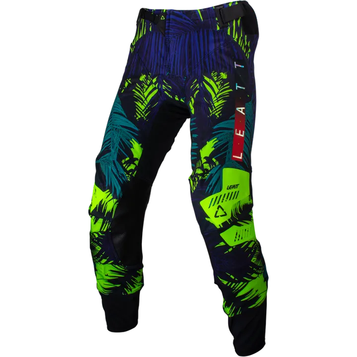 Pant Moto 5.5 I.K.S Jungle schwarz-lime-blau