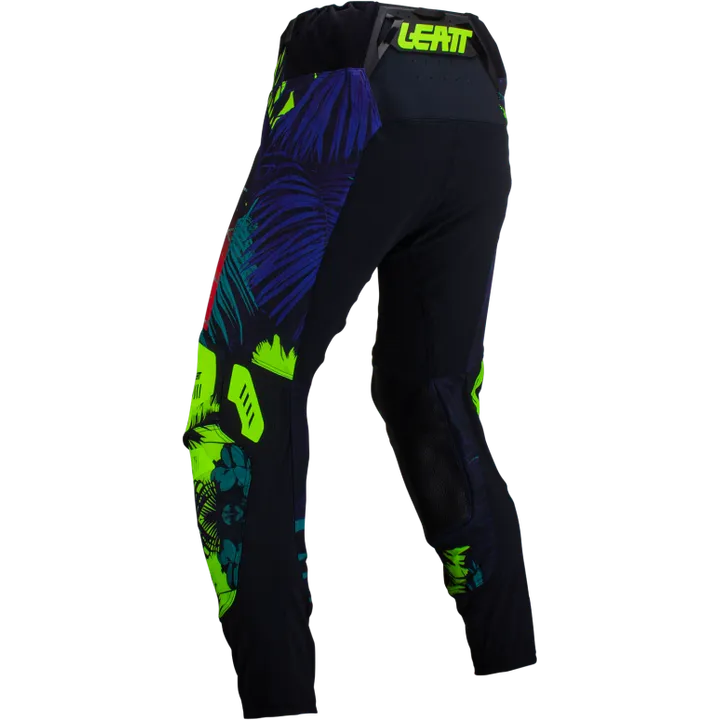Pant Moto 5.5 I.K.S Jungle schwarz-lime-blau