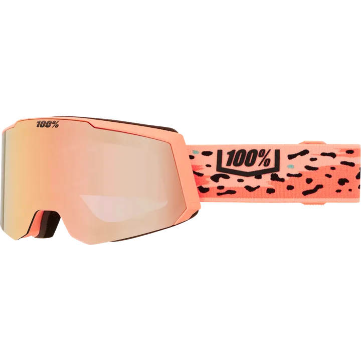 SNOWCRAFT S HiPER Goggle Safari - Mirror Peach Lens