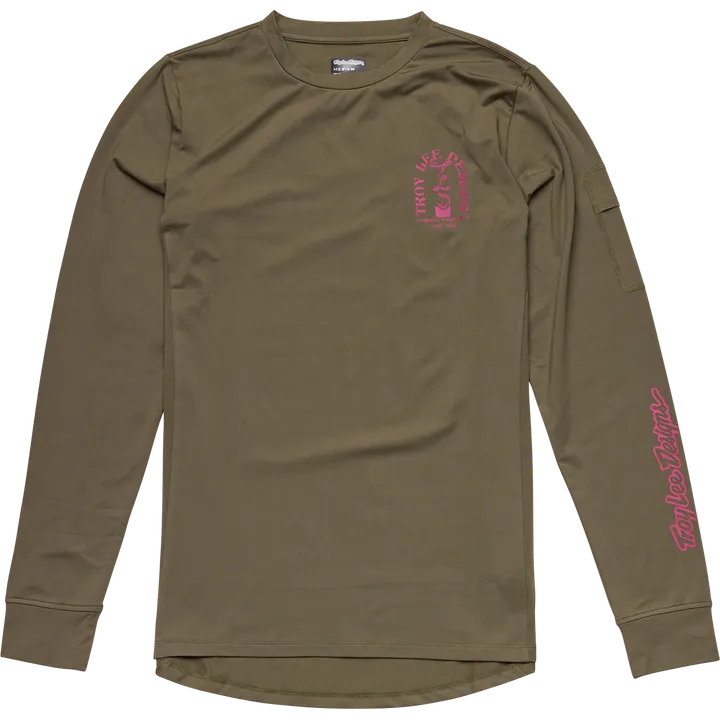 Ruckus ls Ride Tee - Fangs olive