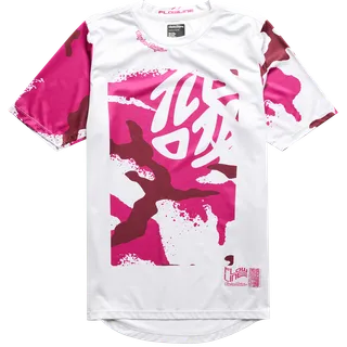 Youth Flowline SS Jersey gris-rose