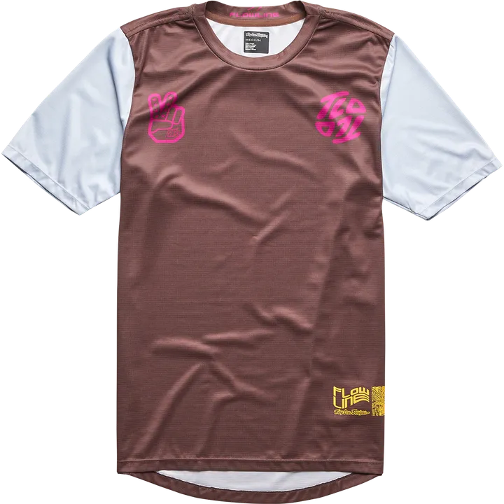 Youth Flowline SS Jersey marron