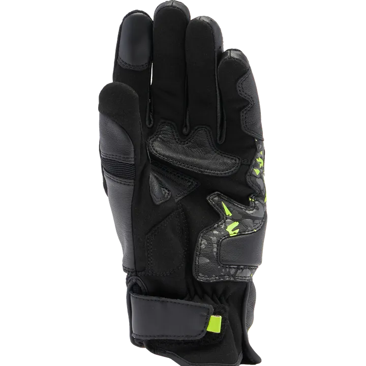 Lederhandschuhe Mig 3 Unisex schwarz-anthrazit-fluo gelb