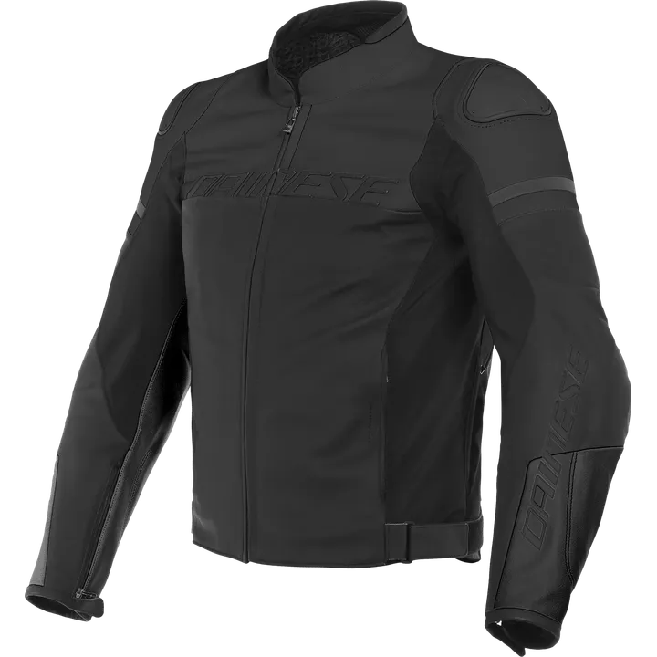 Lederjacke AGILE schwarz matt