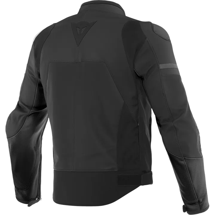 Lederjacke AGILE schwarz matt