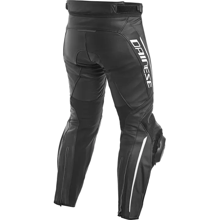 Pantalons en cuir DELTA 3 k/l noir-blanche