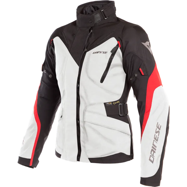 Veste pour femmes TEMPEST 2 gris clair-noir-rouge