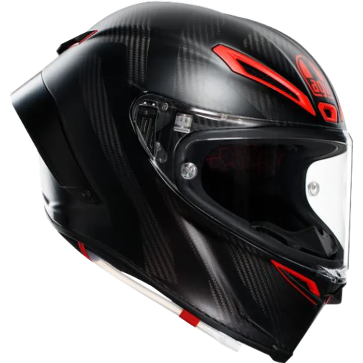 Casque intégral Pista GP RR Intrepido carbone noir-rouge mat