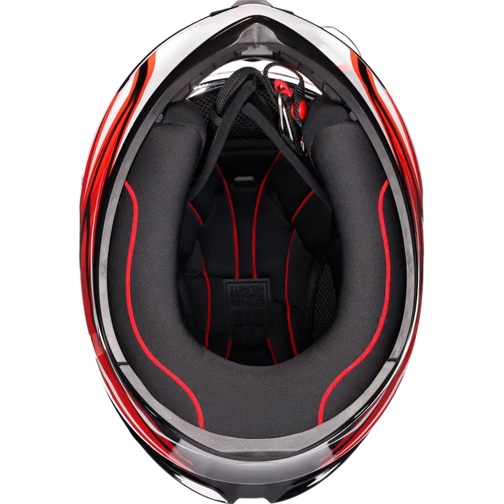 Casque intégral K1 S Lion noir-rouge-blanc 2XL