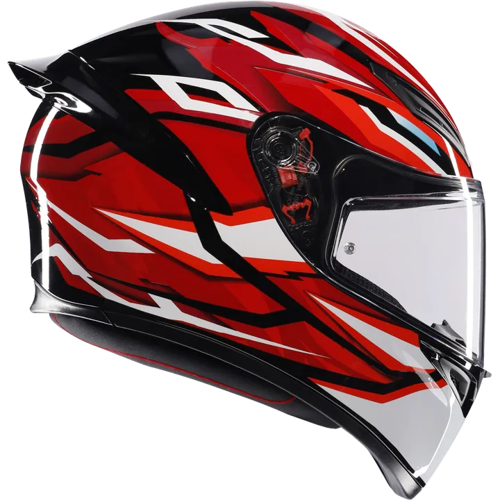 Casque intégral K1 S Lion noir-rouge-blanc 2XL