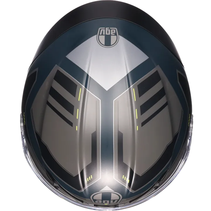 Casque intégral K6 S Enhance gris-fluo jaune