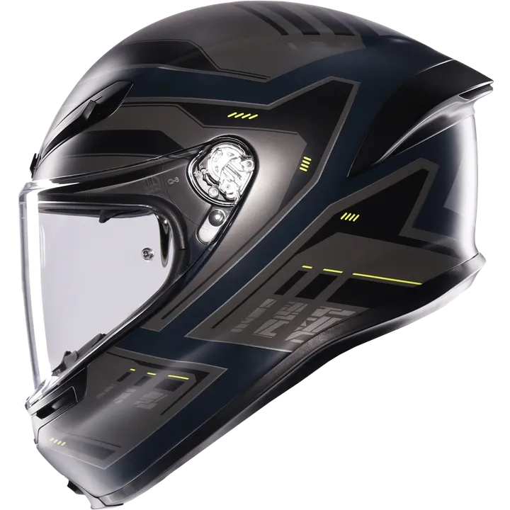 Casque intégral K6 S Enhance gris-fluo jaune