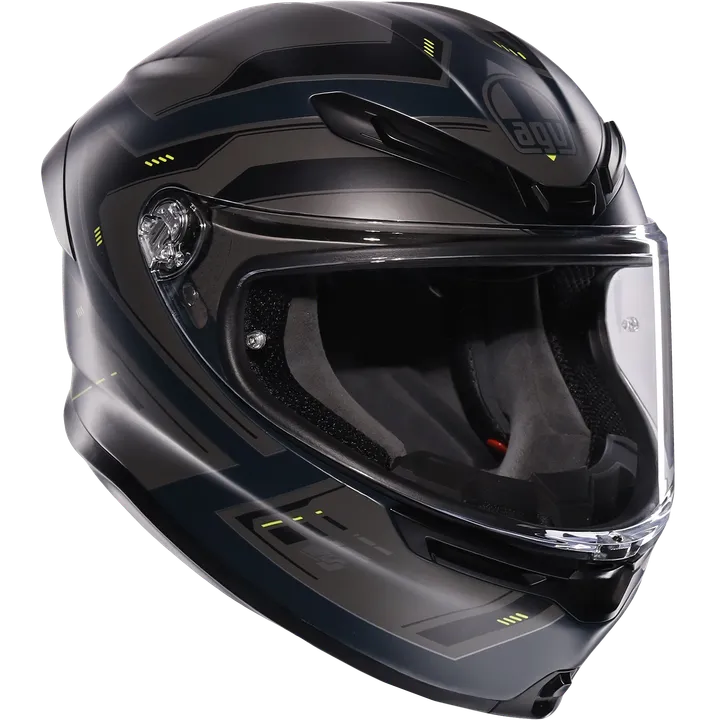 Casque intégral K6 S Enhance gris-fluo jaune