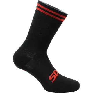 Socken kurz MERINOS SOCKS Unisex schwarz-rot