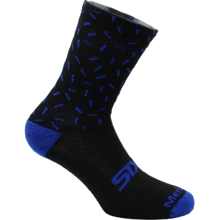 Socken kurz MERINOS SOCKS Unisex schwarz-rot