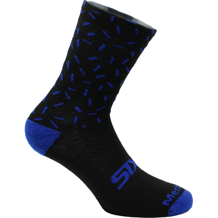 Socken kurz MERINOS SOCKS Unisex schwarz-blau