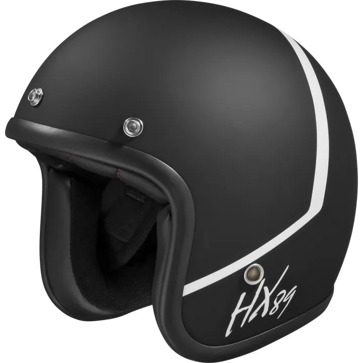 Jethelm 89 2.0 schwarz matt-weiss 
