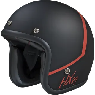 Jethelm 89 2.0 schwarz matt-rot 