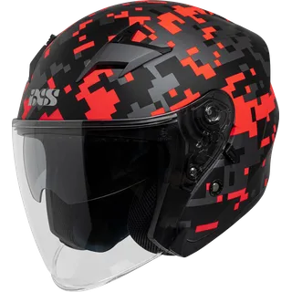 Jethelm iXS99 2.0 schwarz matt-rot