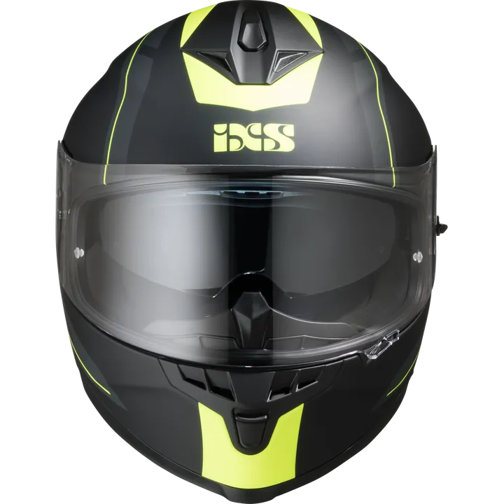 Casque intégral iXS1100 2.0 noir-jaune mat 