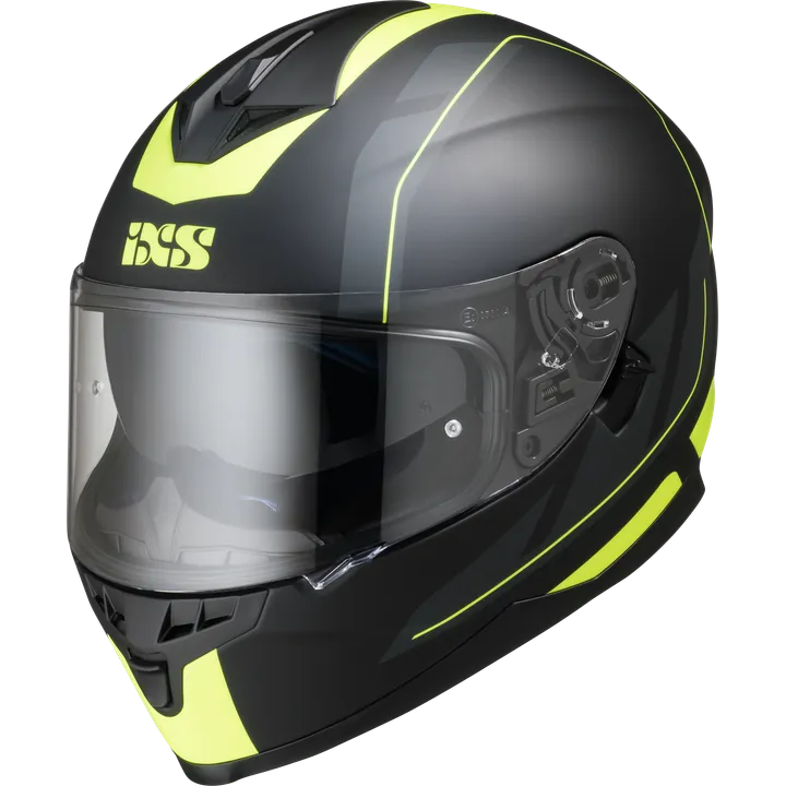 Casque intégral iXS1100 2.0 noir-jaune mat 
