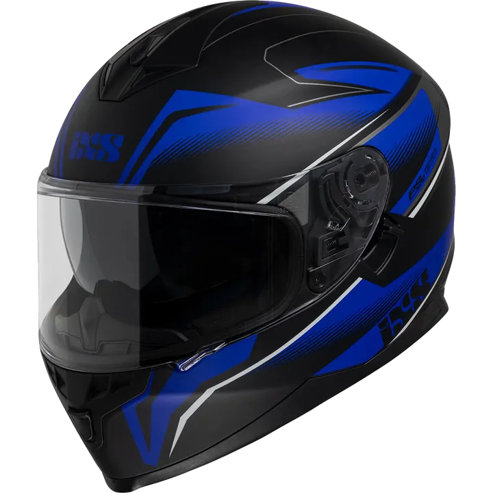 Casque intégral iXS1100 2.3 noir mat-bleu