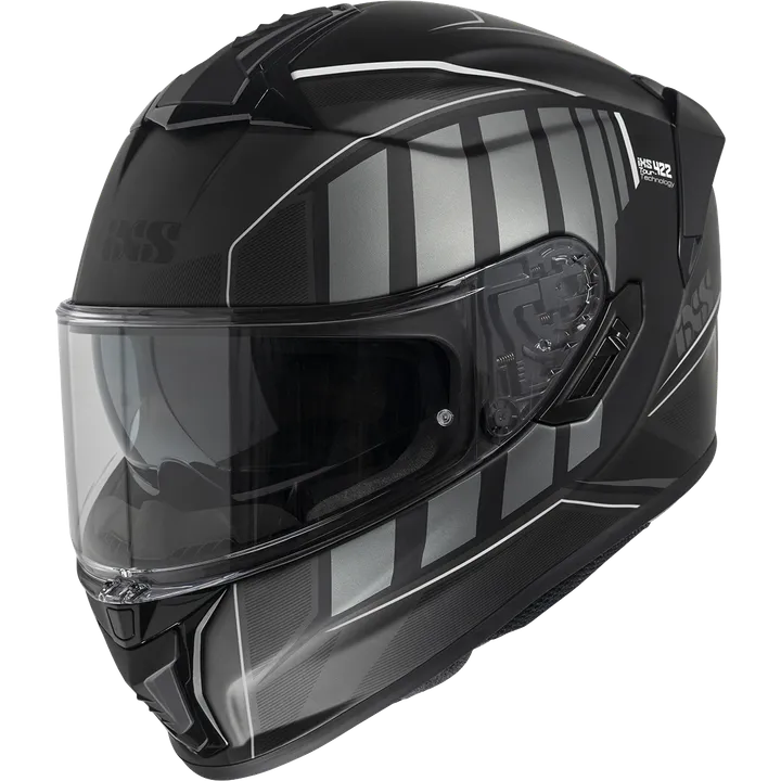 Casque intégral iXS422 FG 2.1 noir mat-gris