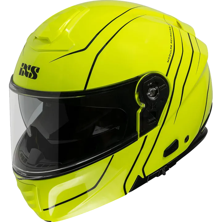 Klapphelm iXS460 FG 2.0 gelb fluo-schwarz
