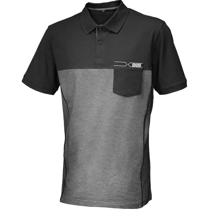 Polo-Shirt schwarz-grau 