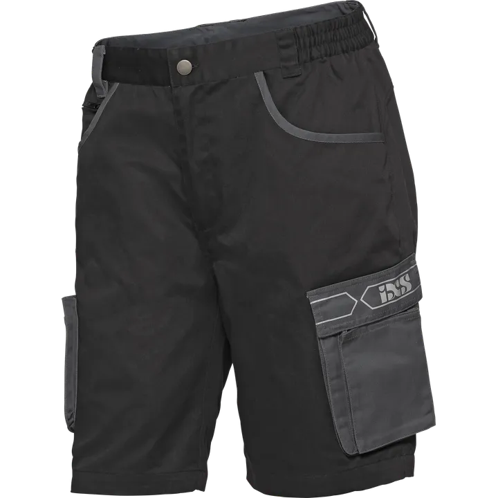 Hose iXS-Team kurz schwarz-grau 