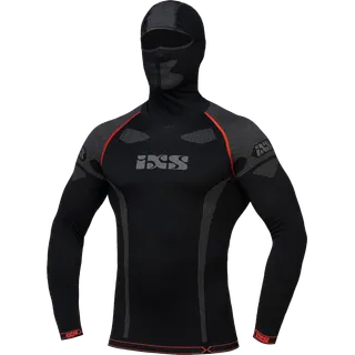 Maillot de corps à capuche 365 noir-gris