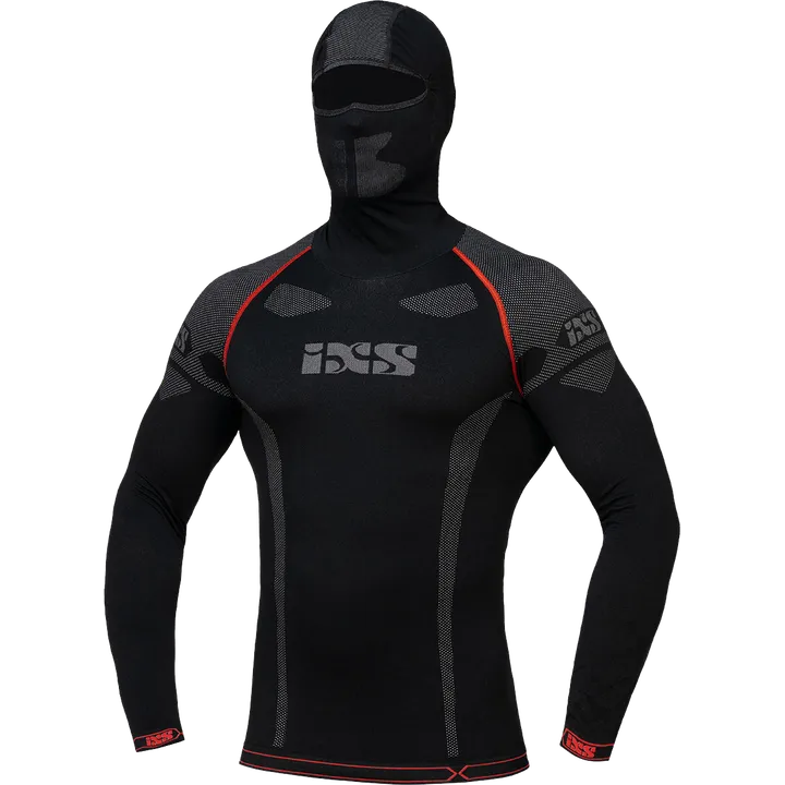 Maillot de corps à capuche 365 noir-gris