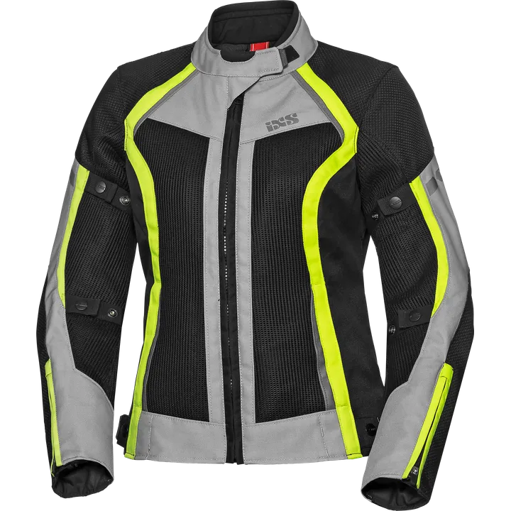 Sport Damen Jacke Andorra-Air schwarz-grau-gelb 