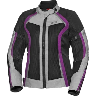 Sport Damen Jacke Andorra-Air schwarz-grau-violett 