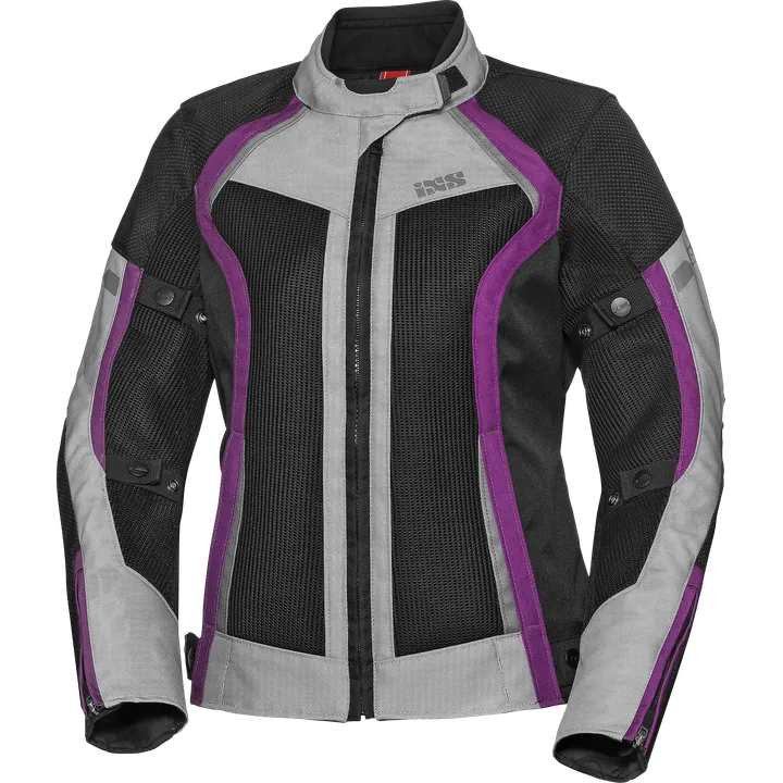 Sport Femmes Veste Andorra-Air noir-gris-violet 