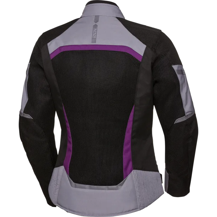 Sport Damen Jacke Andorra-Air schwarz-grau-violett 